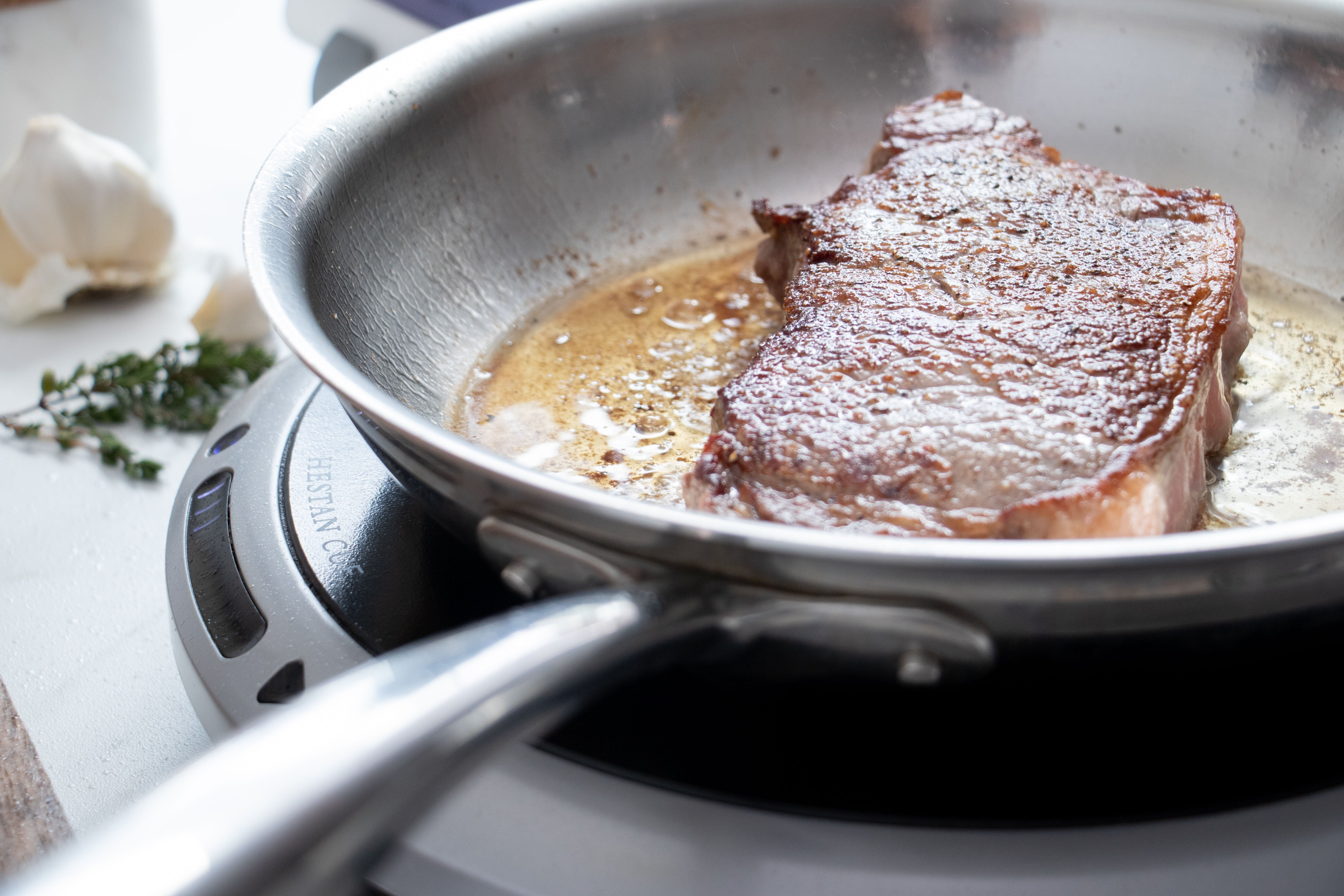Stainless Steel Pan Pan Roasted Ribeye Stainless Steel Pan How To